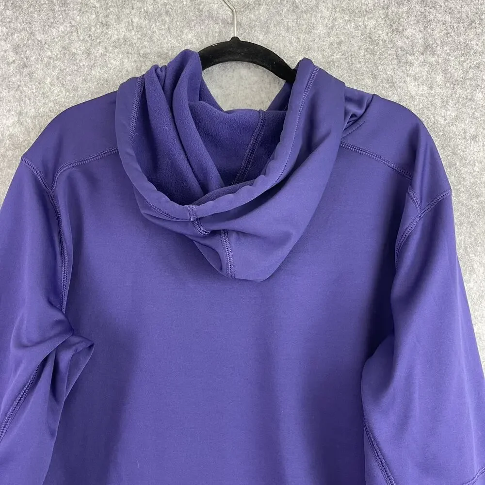 Nike Kansas State Wildcats Hoodie Mens Large Purple Therma Fit‎ Circuit Pullover